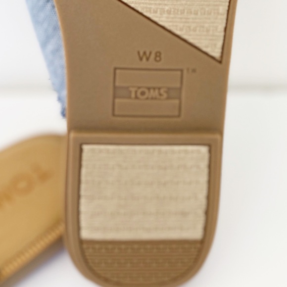 Toms Viv Criss cross Slide Sandal Size 8W -NWT - Picture 5 of 5